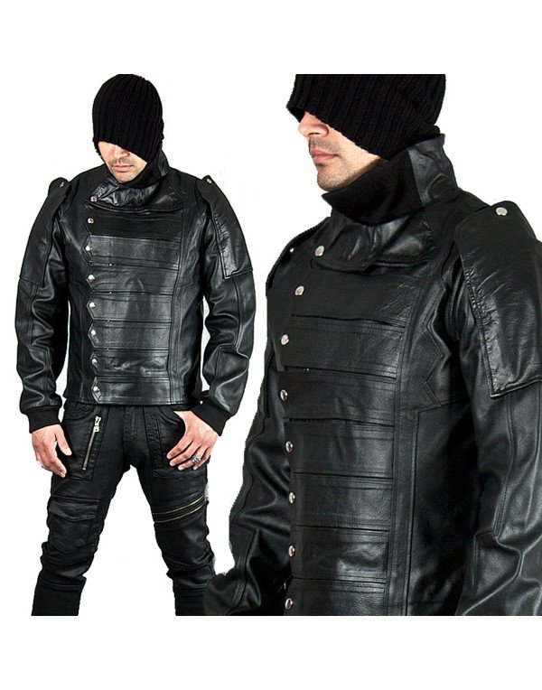 HugMe.fashion New Stylish Detachable Sleeves Jacket in Black Color JK165